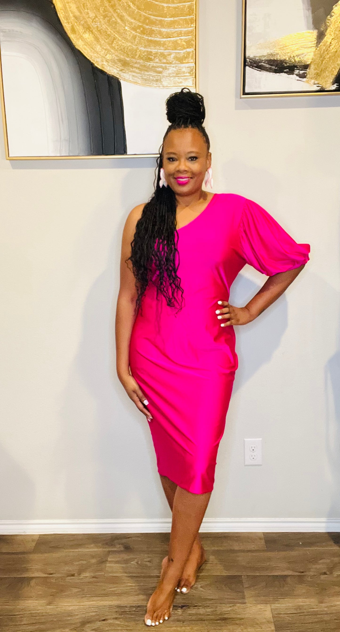 Fuchsia Pink dress