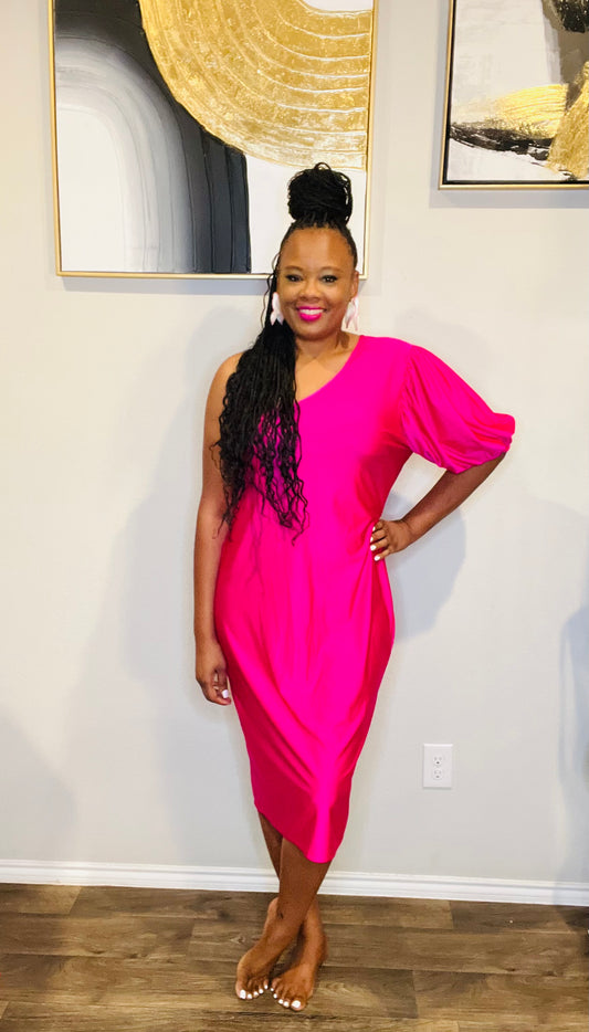 Fuchsia Pink dress