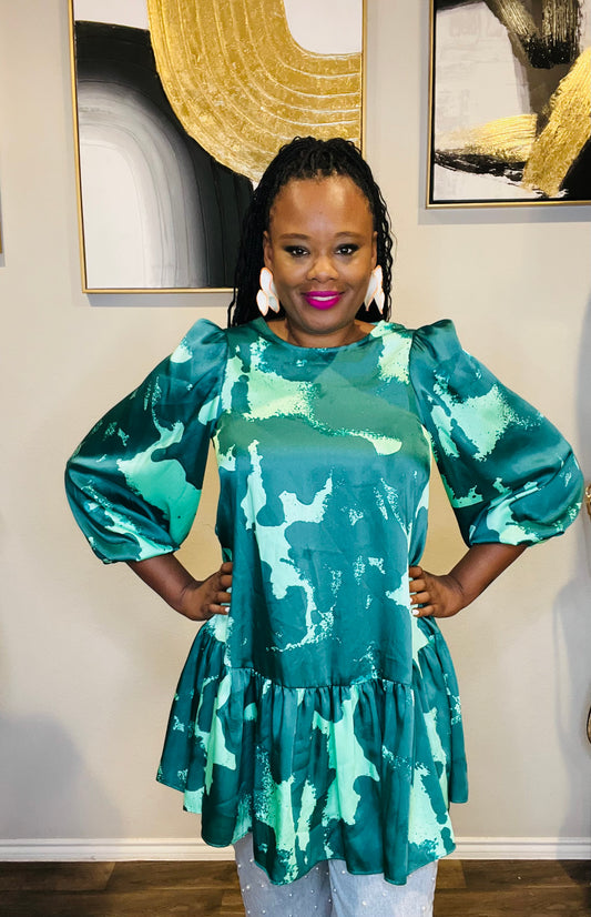 Green dress or blouse